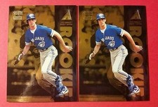 x2 SHAWN GREEN  * RC ROOKIE #150 BLUE JAYS LA DODGERS * 1995 PINNACLE ZENITH MLB
