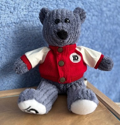 One Direction Teddybär Build-A-Bear 1D grauer Bär rote Jacke 2012