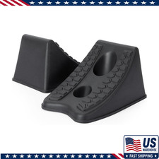 Wheel Chocks Heavy Duty Wheel Wedge Car Travel Trailer Rv - 8x4.7-2 Pack