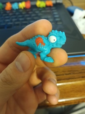 Zuru Smashers Series - Zombie Rex Glow - Dinosaur Pencil Topper Action Figure 