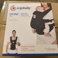 Ergobaby Omni Dream Baby Carrier Soft Touch Cotton, All-Position Adjustable -