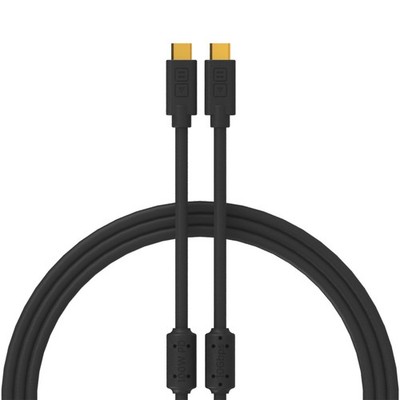 DJ TECHTOOLS Chroma Cables USB C to C black, 0,25 m - Kabel für DJs