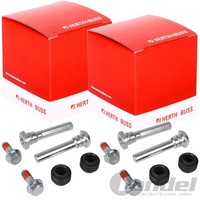 2X Herth+Buss FÜHrungshÜLsen Satz Bremssattel Hinten Passend FüR Fiat Sedici