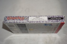 Wizardry Knight of Diamonds (Nintendo NES) Complete in Box CIB
