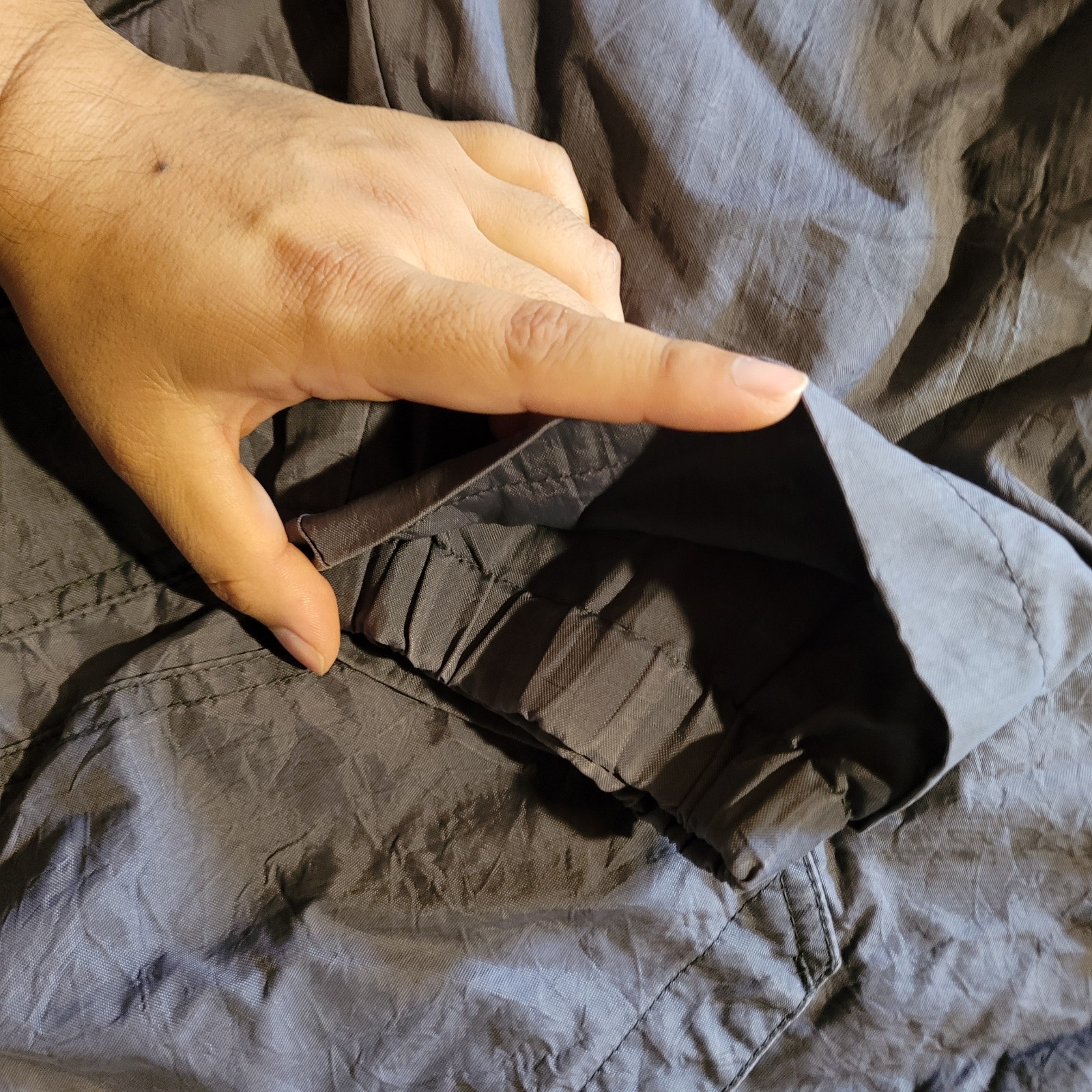 SACAI X NIKE Giacca Nike uomo vintage maniche ritagliate blu navy