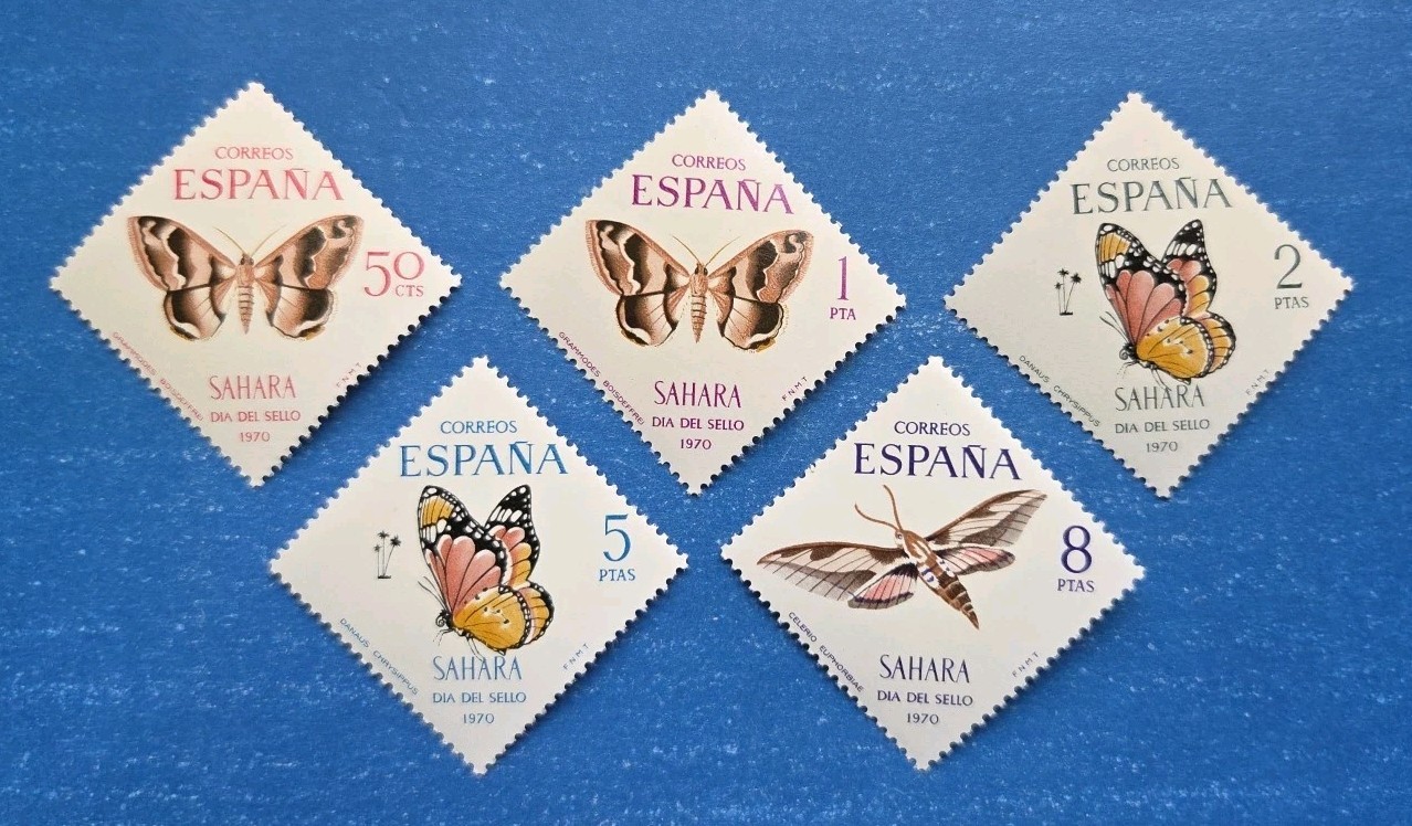 Spanish Sahara Stamps, Scott 200-204 Complete Set MNH