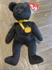 Ty Beanie Baby Haunt - MWMT (Bear Halloween 2000) Halloween