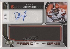 2018 Certified Fabric of the Game Signatures 18/49 Duke Johnson #FGS-DJ Auto 1m8