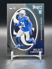 2023 Panini Select - Select Certified Rookies Devon Witherspoon #CRO-DWI (RC)