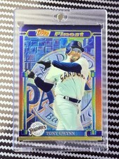 1995 Topps Finest Tony Gwynn Blank Back Variation🔥Very Rare Card!🔥