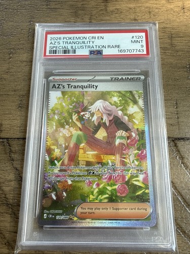 AZ's Tranquility graded PSA 9 for sale on eBay