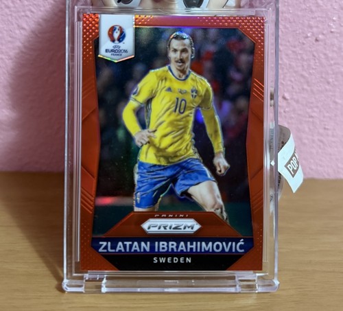 Zlatan Ibrahimovic [Red Prizm] #241 2016 Panini Prizm UEFA card