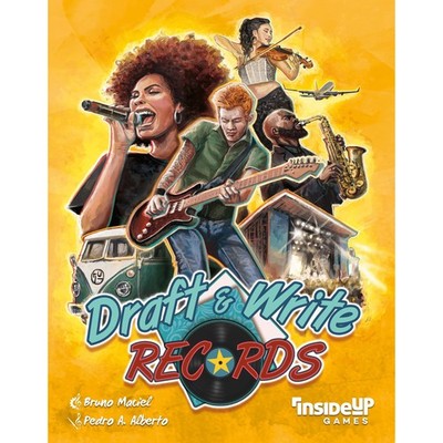 Inside Up Games: Draft & Write Records - Music Board Game, Card Drafting, Draft