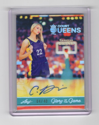 2025 Leaf Glory of the Game CQCB1 Cameron Brink Auto /40