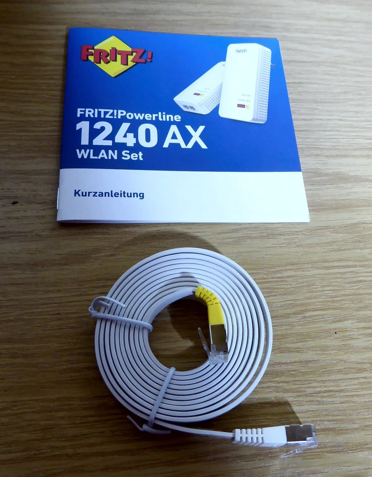 AVM FRITZ!Powerline 1240E WLAN Set - Weiß - Bild 2 von 4