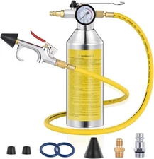 AC Flush Kit,Car Air Conditioner System Clean Canister Flushing Gun Tool Set,Car