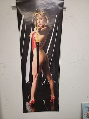 HUGE! 62x21  The Archer  1986 Original Verkerke Penant Poster Sexy Blonde Girl