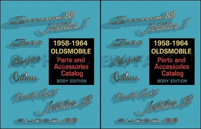 OLDSMOBILE, FAXON AUTO LITERATURE Olds Body Parts Book Catalog 1958 1959 1960 1961 1962 1963 1964 Oldsmobile