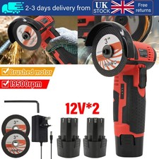 Cordless Mini Angle Grinder Handheld Grinding Machine for Cutting Polishing UK🔥