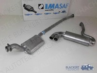 Imasaf Auspuffanlage für Audi Quattro 2.1 Turbo 119KW 1982-1989 | Msd+Endtopf