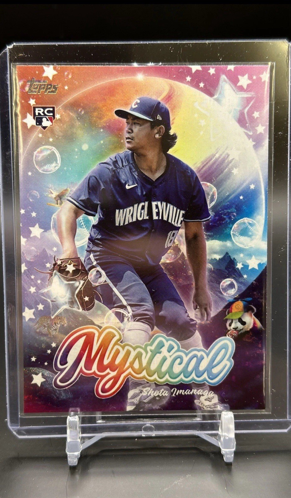 2024 Topps Update Series Mystical Blue Parallel  #MYS-28 Shota Imanaga (RC) Cubs