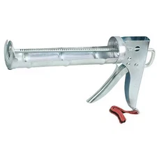 Hyde 46484 Caulk Gun, 10 Oz Container Size, Steel, 6:01, Half Barrel Frame,