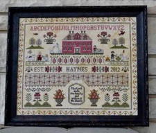 Haynes Sampler by Annie Beez Folk Art cross stitch pattern