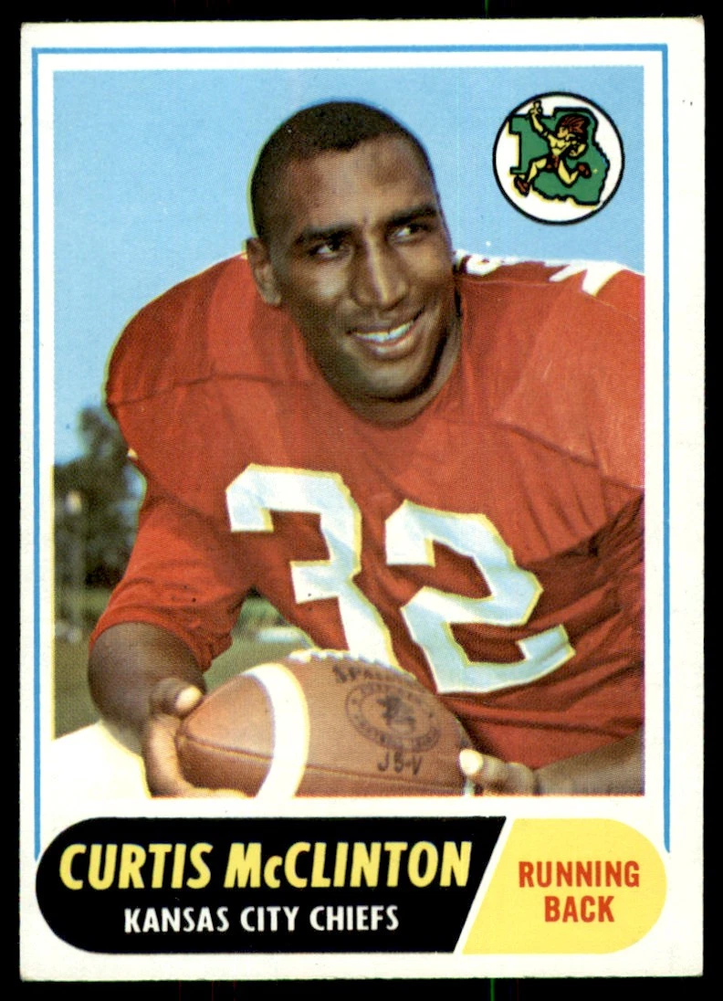 1968 Topps Football Curtis McClinton (A) Kansas City Chiefs #67