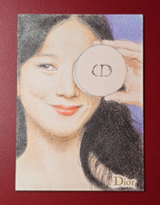 2024 Jingtu Dior Collaboration Dior Girl AP Sketch Card Jomar Bulda Artist Proof