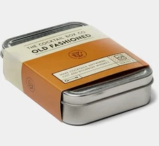 Carry On Cocktail Kit Tin Container -Makes 2 Old Fashioned drinks