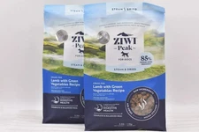 Lot of 2 Ziwi Peak Dogs Steam & Dried Lamb Green Vegetables Recipe EXP: 01/2026