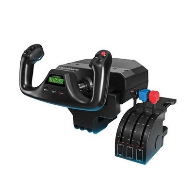 Logitech G (Saitek) Flight Simulator Yoke with Throttle Quadrant NEW