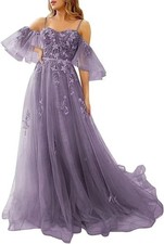 Quinceanera Dresses Short Puff Sleeves Sweet 15 16 Party Ball Gowns Sz 16