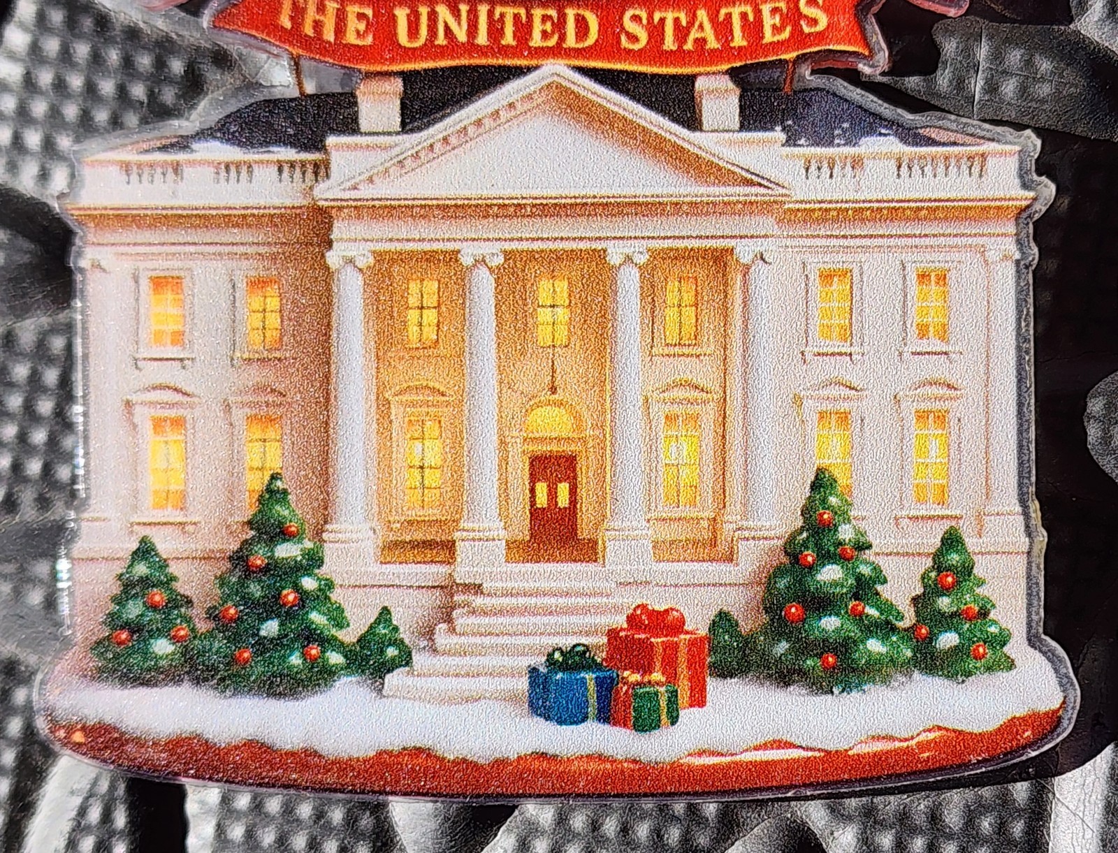 Commemorative 250th Years of the United States White House Christmas Ornament