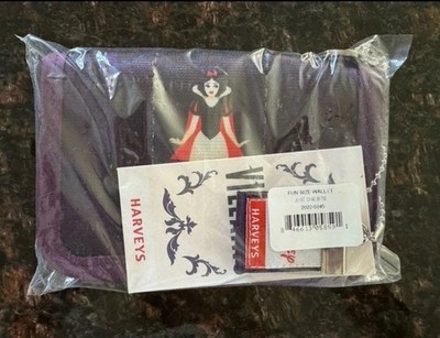 New HARVEYS Just One Bite Disney Villains Snow White Evil Queen Fun Size Wallet