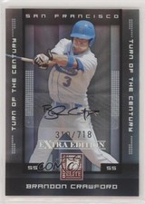 2008 Donruss Elite Extra Edition Turn of the Century Brandon Crawford Auto 0b0