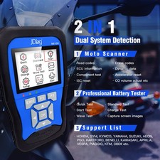 2026 Jdiag M100 Motorcycle Scanner Diagnostic Tool For Honda Yamaha Standard Us
