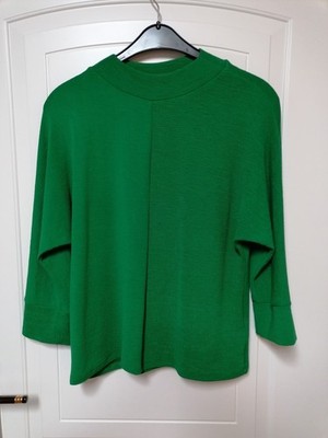 Damen 3/4 Arm Sweatshirt STREET ONE Gr. 36 grün Artikel 319249 70% Viskose