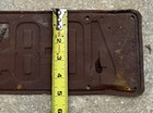 Vintage 21 CA License Plate 1921 California 40 - 859 CAL Original — photo 3