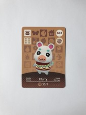067 Flurry Amiibo Card Series 1 Animal Cro...