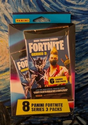 2021 Panini Fortnite Series 3 Hanger Box - 8 Packs Sealed