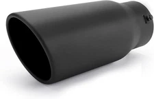 Richeer Adjustable 3-3.5 inch Inlet Exhaust Inlet:3-3.5, Outlet:5, Length:12 