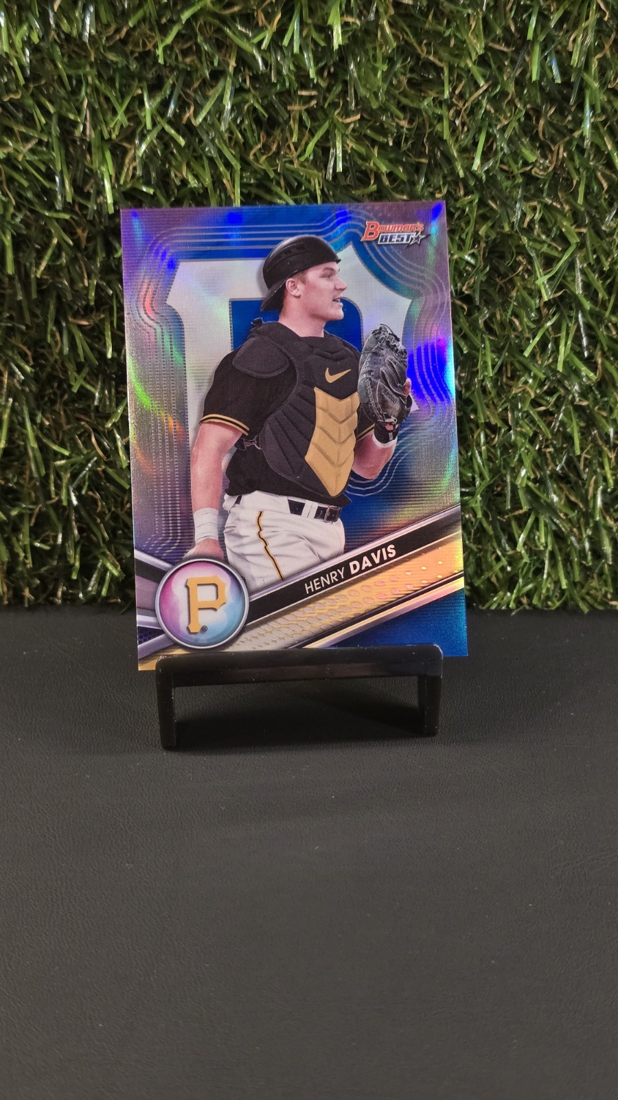 2022 Bowman's Best Top Prospects Blue Refractor #'D/150 Henry Davis #TP-21