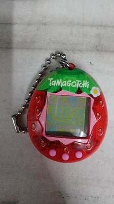 Tamagotchi Strawberry Foreign Language Version | Virtual Pet Digital Toy