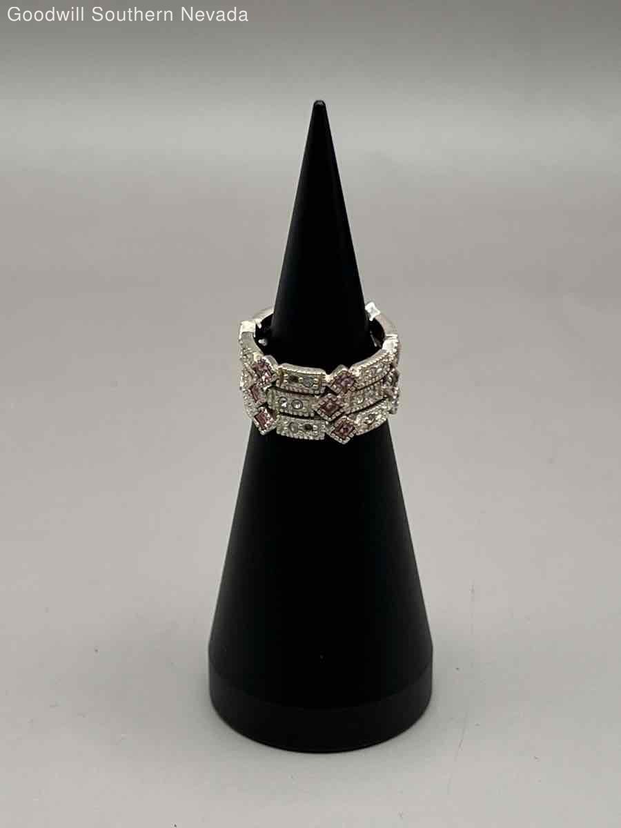 (Missing Stones) 3-Piece Stackable AVON Ring Set - image 4