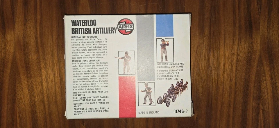 Juego Airfix #S46 British Artillery Waterloo escala HO:OO con caja Foto 2 de 2