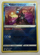 Radiant Greninja 046/189 Radiant Rare Astral Radiance Pokemon TCG Near Mint/Mint