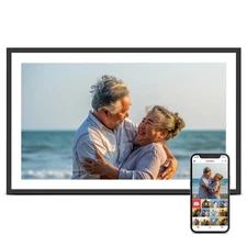 Digital Picture Frame, 15.6 Inch Large Frameo Digital Photo Frame WiFi, 32GB,...