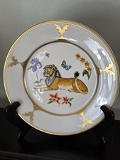 Retired Lynn Chase Cats Jungle Lion w/ Butterfly Salad Plate ARTIST SIGNED