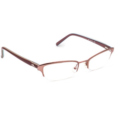 Ralph Lauren Eyeglasses RL 1452 0RB2 Shiny Red Bronze Half Rim Italy 51[]19 135